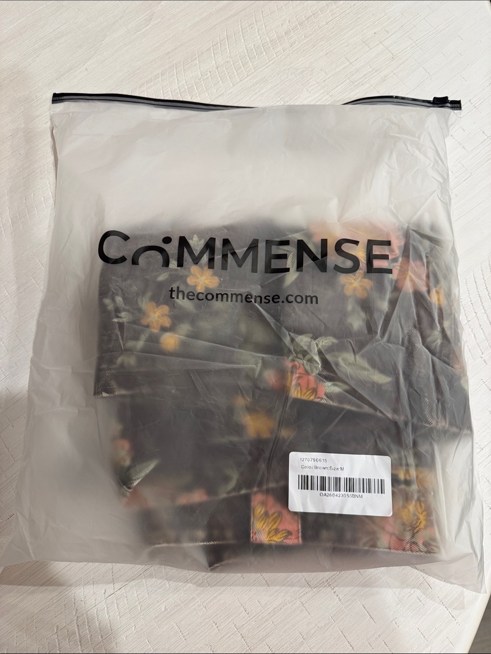 Commense Brown Floral Cargo Mini Skirt - Picture 8 of 10